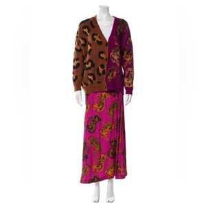 Farm Rio Cardigan and Skirt Set